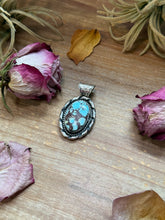 Load image into Gallery viewer, Golden Hills Turquoise Sterling Silver Pendant
