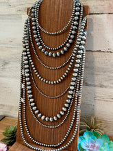 Load image into Gallery viewer, NEW! Build your own Sterling Silver Pearls Necklace 3-4-5-6-8-10-12-14 mm
