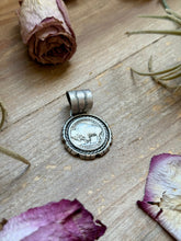 Load image into Gallery viewer, Sterling Silver Buffalo Nickel Pendant – Rope Border – Artist Jason Ogg
