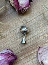 Load image into Gallery viewer, Sterling Silver Fancy Sun Ray Blossom Pendant – Hand Milled by Jason Ogg
