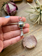 Load image into Gallery viewer, Sterling Silver Fancy Sun Ray Blossom Pendant – Hand Milled by Jason Ogg

