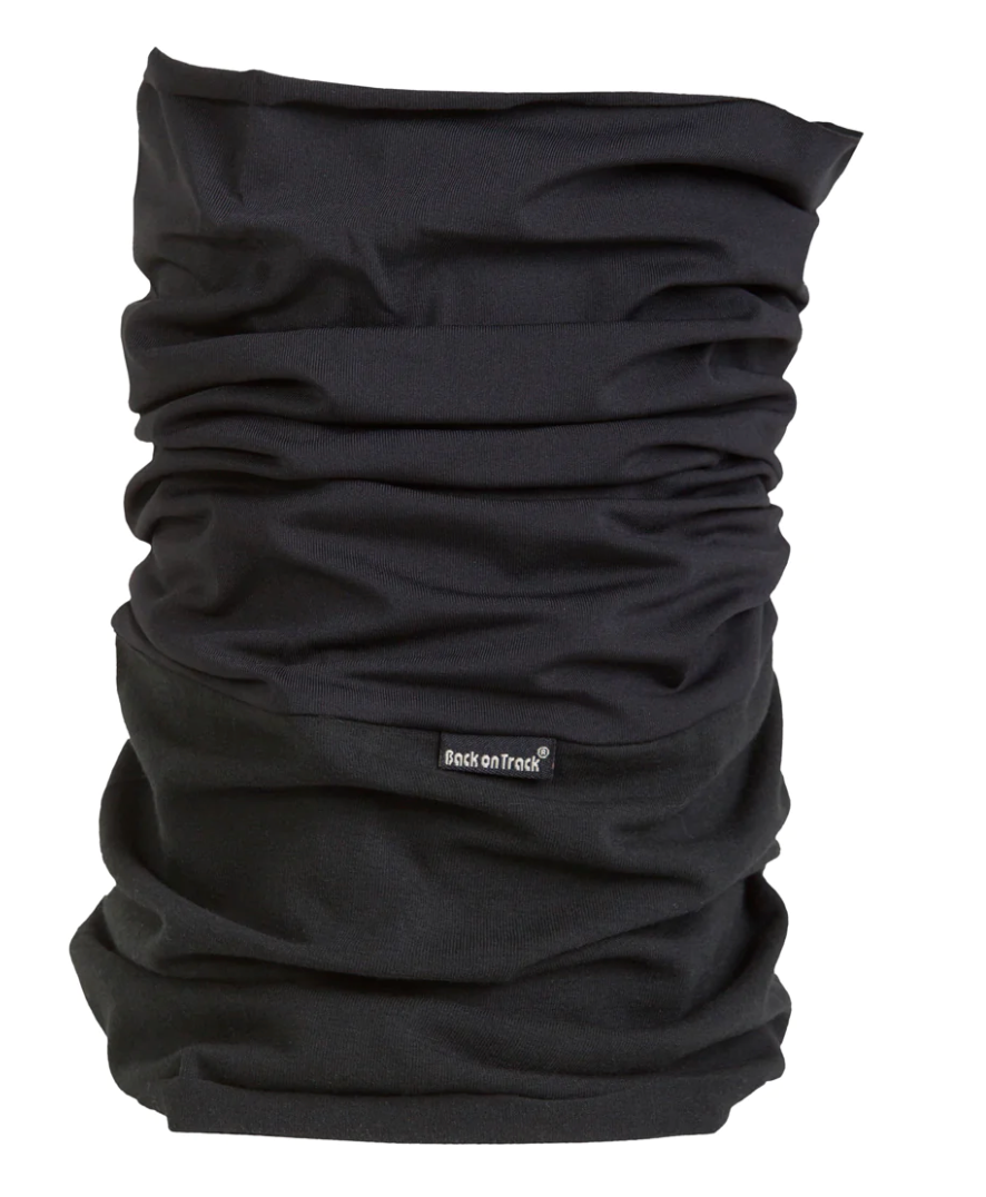 Back on Track PERFORMANCE SCARF - BLACK, ONE SIZE