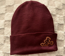 Load image into Gallery viewer, Leather Patch Beanie
